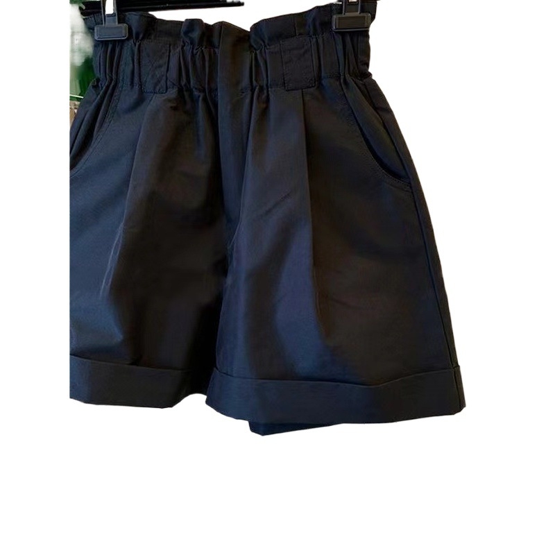 Női magas derekú, széles szárú nadrág poliészterből, városi stílus, tavasz 2024, nem rugalmas