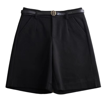 Női gyapjú széles lábú nadrág, magas derekú, A-vonal, 3/4 hosszú, városi hétköznapi stílus őszre-télre