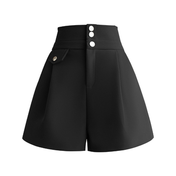 Casual hlače: visoki pojas, široki kroj, kompozitni materijal (95%+), Proljeće/Ljeto 2025