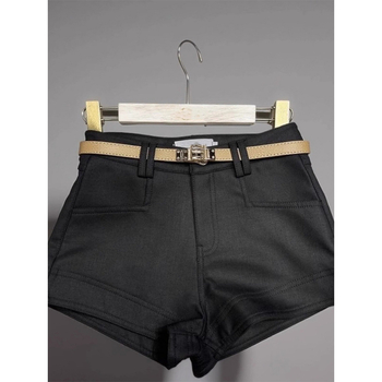 Ženski šorts za nošenje uz čizme, visokim strukom, duljina 3/4, poliester, mikroelastičan