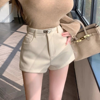 Xmhp ženske šorts s visokim strukom, dužina 3/4, mikroelastičan poliester, trodimenzijsko krojenje