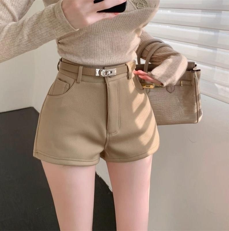 Xmhp ženske šorts s visokim strukom, dužina 3/4, mikroelastičan poliester, trodimenzijsko krojenje