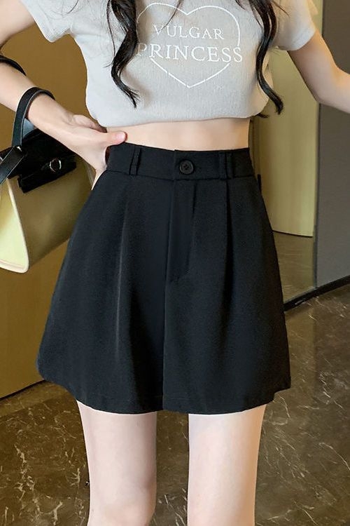 Ženske casual hlače širokih nogavica, duljina tri četvrtine, jednobojni stil, mješavina vune 30–50%