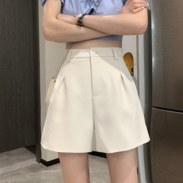 Ženske casual hlače širokih nogavica, duljina tri četvrtine, jednobojni stil, mješavina vune 30–50%