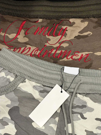 Γυναικείες αμερικανικού ρετρό καμουφλάζ εργασιακά σορτς – υψηλή μέση, μήκος τριών τεταρτών, μικροελαστικότητα, πολυεστέρας, ίσια γραμμή