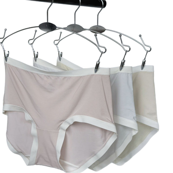 Γυναικικά βαμβακερά τρίγωνα βρακάκια, αναπνεύσιμα και αντιβακτηριακά, επένδυση γραφένιο, μεσαία μέση, πλεκτά