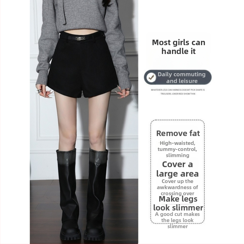 Igapäevased püksid kõrge vöökohaga ja kolmandik pikkusega, polüester