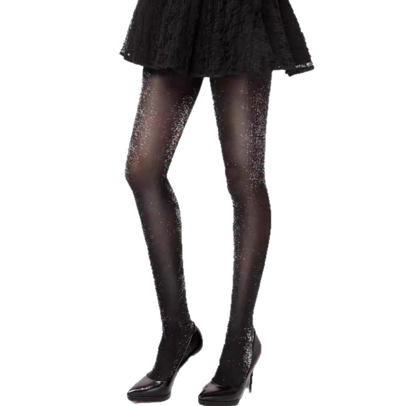 Velvet tajice; nylon 80–90%; tanke; jednobojni uzorak; seksi stil (zaštita od sunca i podizanje zadnjice)