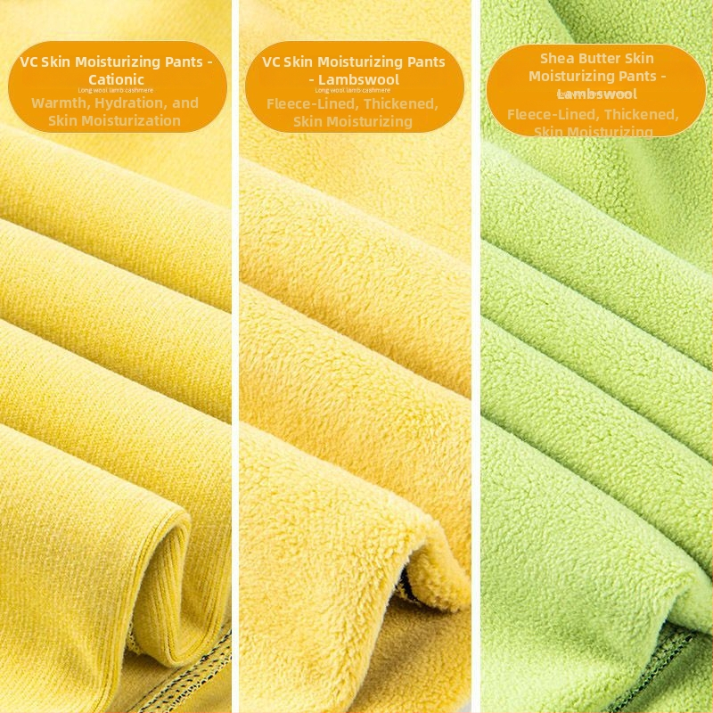 Moterų Chenille leggingai su flisu pamušalu, aukšta juosmens, laisvas kirpimas, vidutinio storio, su Spandex