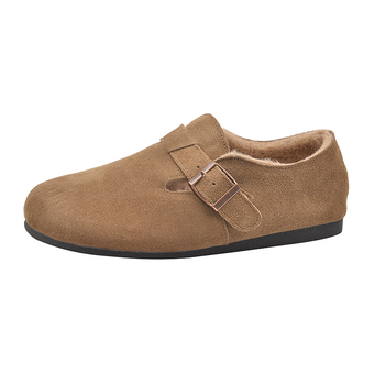 Ženske velur loaferice s kvadratnim vrhom, srednje visine peta 3–5 cm, gumeni potplat, casual stil, pogodno za zimu i jesen.