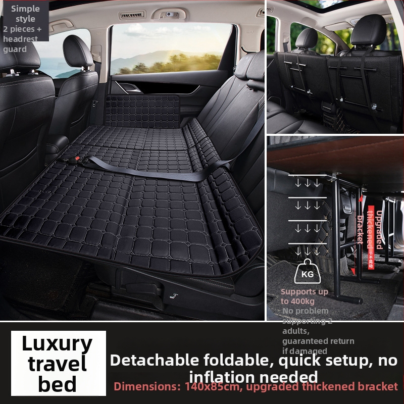 Xin Hongfu zīmols: Automašīnas aizmugures sēdekļa matrača, saliekams gulēšanas spilvens bērniem, modelis 001, videi draudzīgs PVC materiāls, svars 6 kg, maksimālā slodze 800 kg