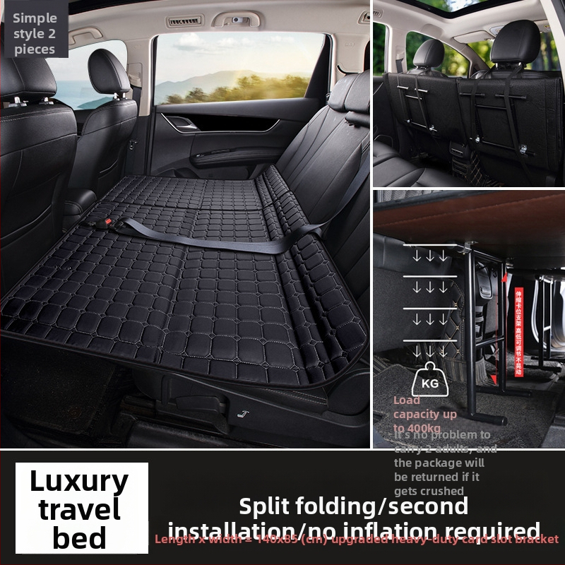 Xin Hongfu zīmols: Automašīnas aizmugures sēdekļa matrača, saliekams gulēšanas spilvens bērniem, modelis 001, videi draudzīgs PVC materiāls, svars 6 kg, maksimālā slodze 800 kg