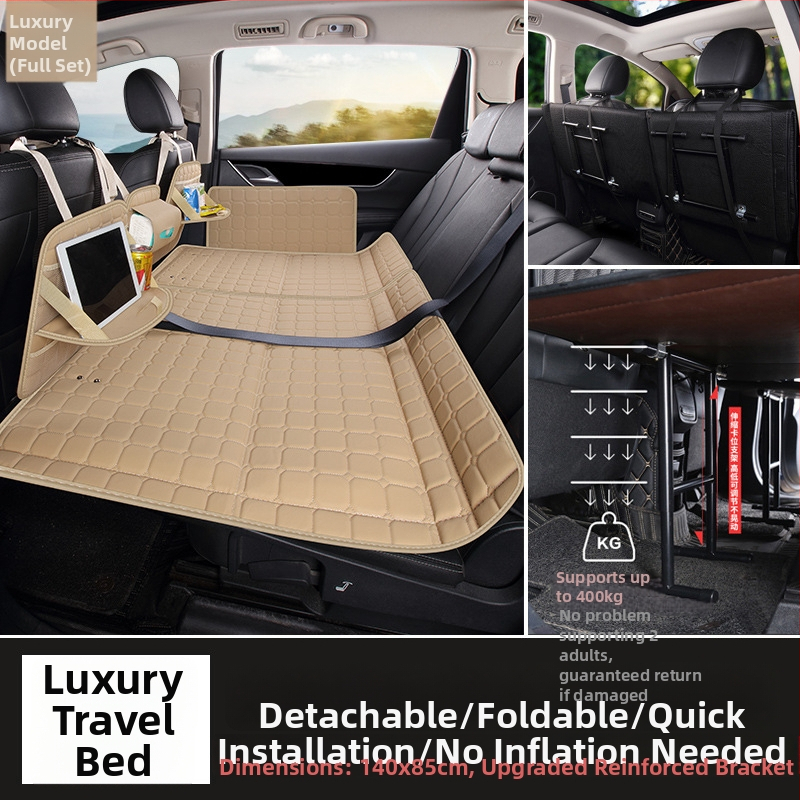 Xin Hongfu zīmols: Automašīnas aizmugures sēdekļa matrača, saliekams gulēšanas spilvens bērniem, modelis 001, videi draudzīgs PVC materiāls, svars 6 kg, maksimālā slodze 800 kg