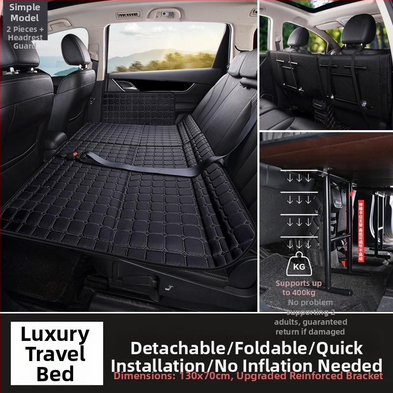 Xin Hongfu zīmols: Automašīnas aizmugures sēdekļa matrača, saliekams gulēšanas spilvens bērniem, modelis 001, videi draudzīgs PVC materiāls, svars 6 kg, maksimālā slodze 800 kg