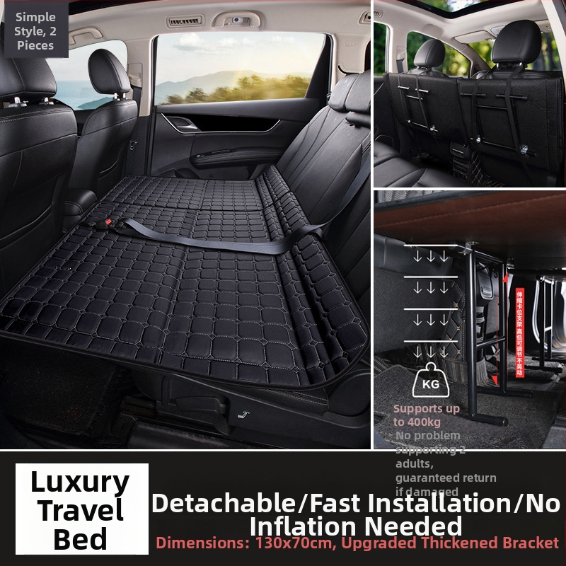 Xin Hongfu zīmols: Automašīnas aizmugures sēdekļa matrača, saliekams gulēšanas spilvens bērniem, modelis 001, videi draudzīgs PVC materiāls, svars 6 kg, maksimālā slodze 800 kg