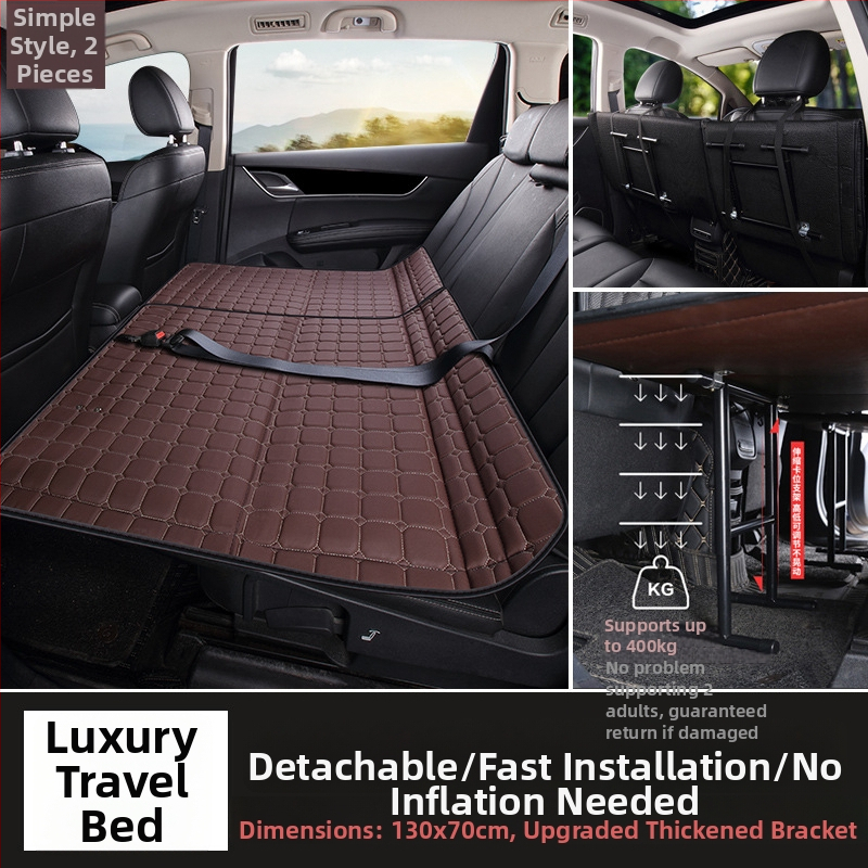 Xin Hongfu zīmols: Automašīnas aizmugures sēdekļa matrača, saliekams gulēšanas spilvens bērniem, modelis 001, videi draudzīgs PVC materiāls, svars 6 kg, maksimālā slodze 800 kg