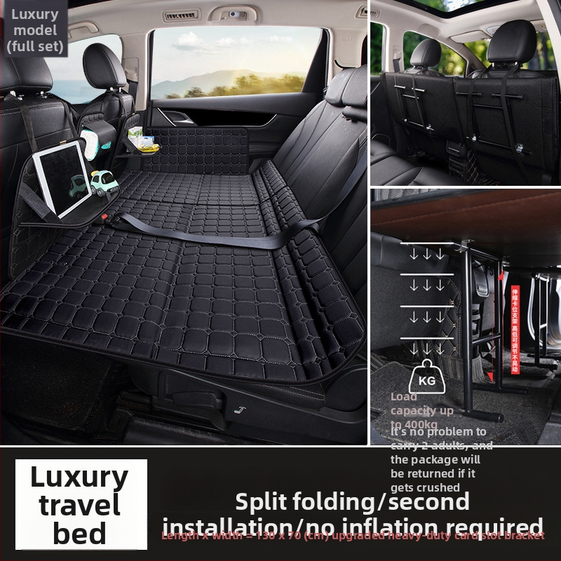 Xin Hongfu zīmols: Automašīnas aizmugures sēdekļa matrača, saliekams gulēšanas spilvens bērniem, modelis 001, videi draudzīgs PVC materiāls, svars 6 kg, maksimālā slodze 800 kg