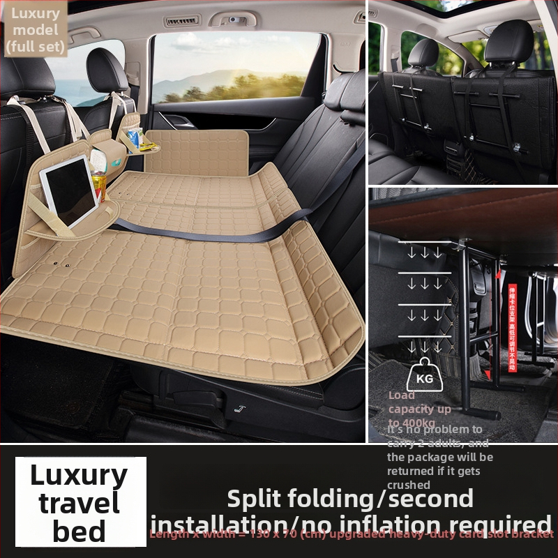 Xin Hongfu zīmols: Automašīnas aizmugures sēdekļa matrača, saliekams gulēšanas spilvens bērniem, modelis 001, videi draudzīgs PVC materiāls, svars 6 kg, maksimālā slodze 800 kg