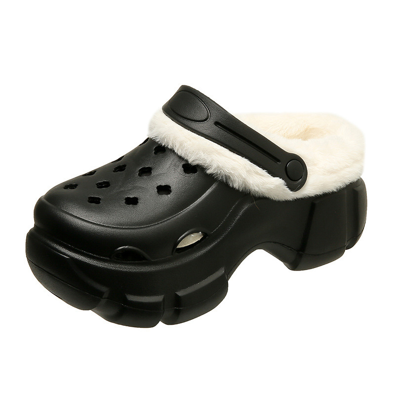 Sieviešu EVA kokvilnas čības iekšējai lietošanai ar 5–7 cm pacēlumu zoles un presētās zoles