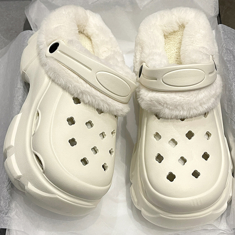 Sieviešu EVA kokvilnas čības iekšējai lietošanai ar 5–7 cm pacēlumu zoles un presētās zoles