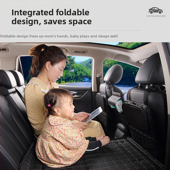 Aizmugures auto sēdekļa matracis – salokāms guļamais paliktnis, PVC materiāls, maksimālā slodze 800, svars 6, piemērots sedanam un SUV