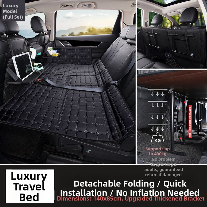 Aizmugures auto sēdekļa matracis – salokāms guļamais paliktnis, PVC materiāls, maksimālā slodze 800, svars 6, piemērots sedanam un SUV