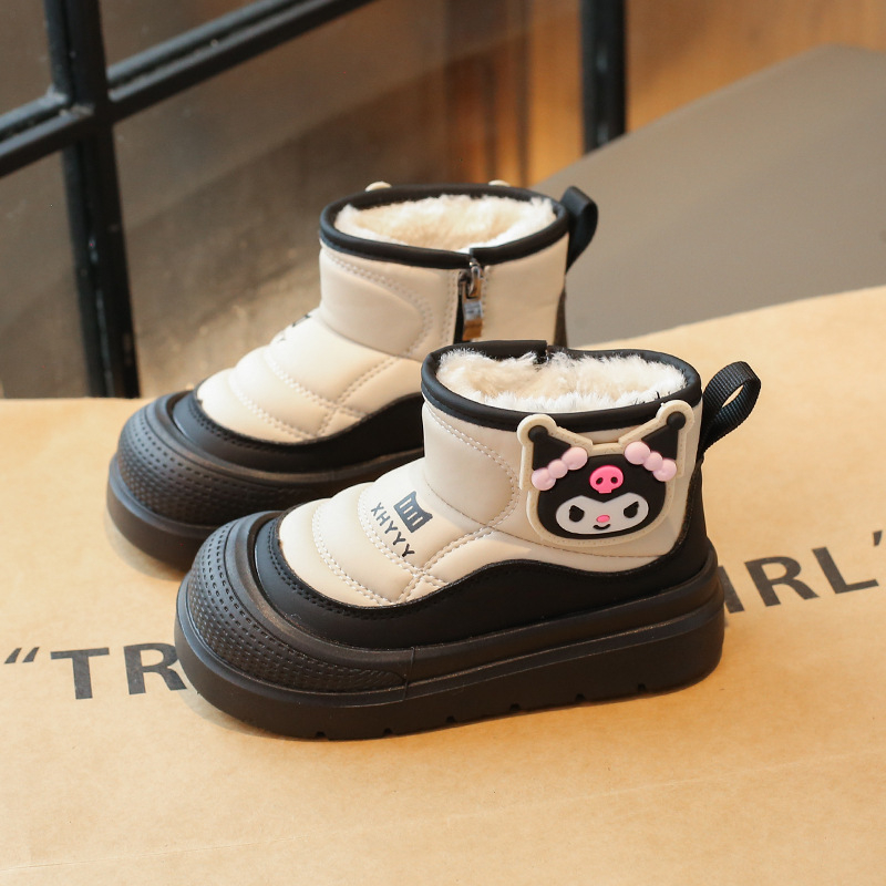 Kulkšnies batai korejiško stiliaus, viršus iš mikropluošto odos, gumos padas, žiemos leidimas 2025.