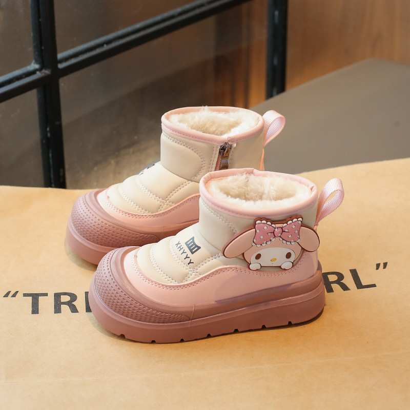 Kulkšnies batai korejiško stiliaus, viršus iš mikropluošto odos, gumos padas, žiemos leidimas 2025.