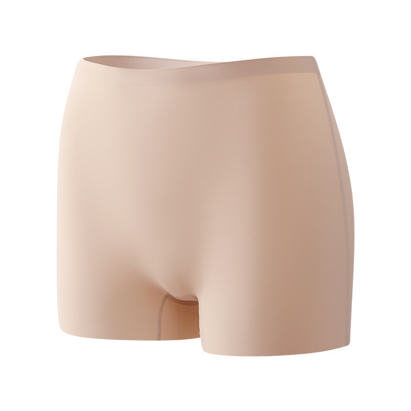 Bešavne ženske boxer briefs s nevidljivom zaštitom od izbočenja, visok pojas, pamukasti gusset, velika veličina