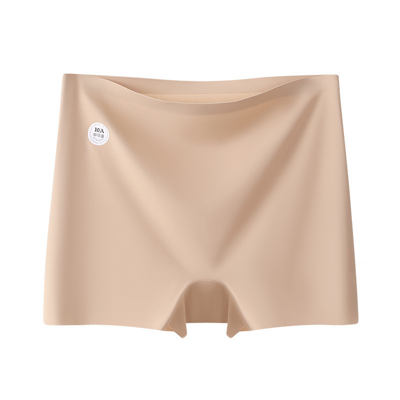 Bešavne ženske boxer briefs s nevidljivom zaštitom od izbočenja, visok pojas, pamukasti gusset, velika veličina