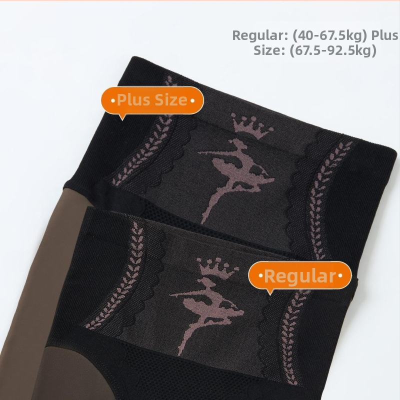 Nailona zeķes ar augstu jostu formēšanai un sēžamvietas pacelšanai, vidējas biezuma, ar kājām