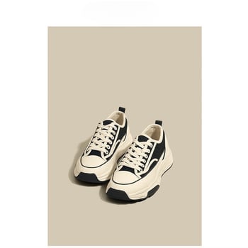 Ženske platnene tenisice – niski profil, platneni gornji dio, gumena potplata, vezivanje, proljetni ležerni stil