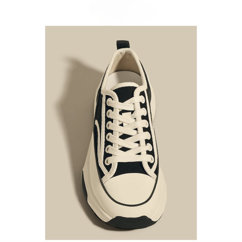 Ženske platnene tenisice – niski profil, platneni gornji dio, gumena potplata, vezivanje, proljetni ležerni stil