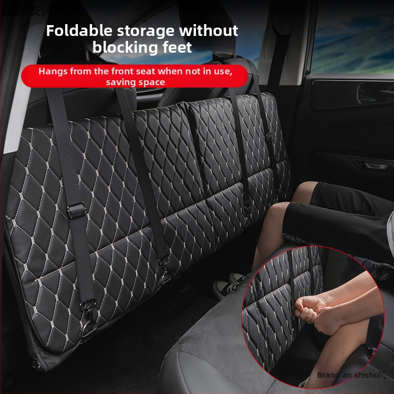 An shishui Saliekamais auto gulēšanas matrača spilvens – aizmugurējā sēdekļa spilvens no mākslīgās ādas ceļojumiem