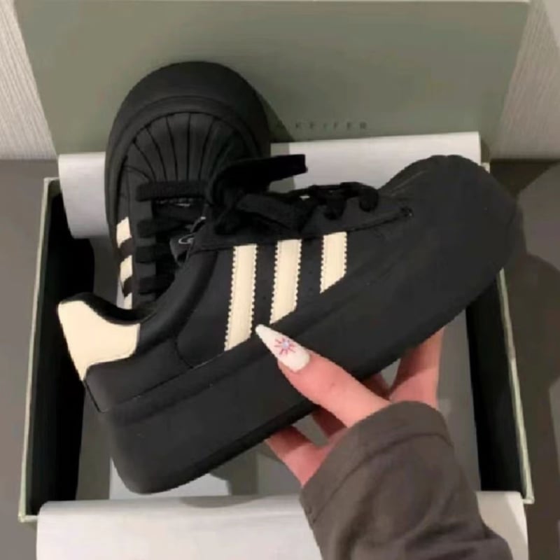 Ženske tenisice Shell Toe s debelim dnom, casual sportske tenisice, niski gležanj, vezanje špage