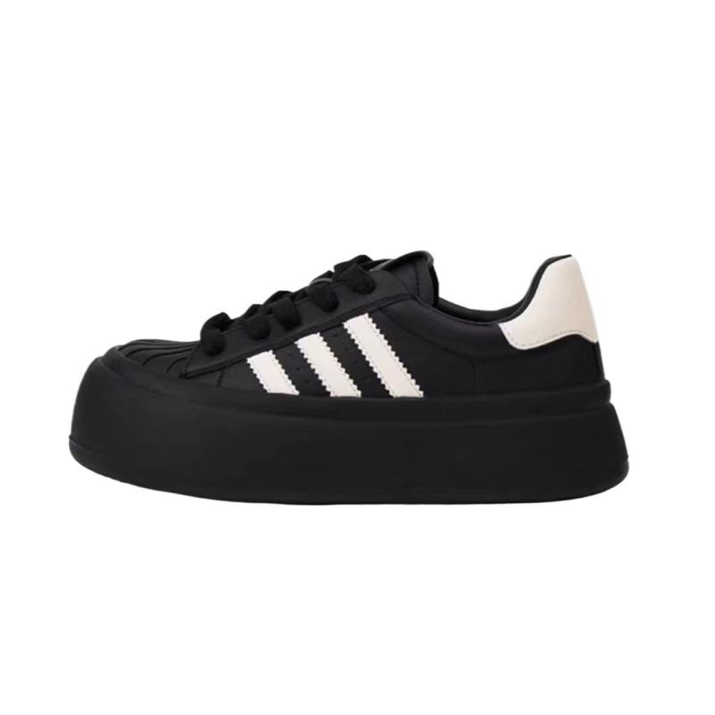 Ženske tenisice Shell Toe s debelim dnom, casual sportske tenisice, niski gležanj, vezanje špage