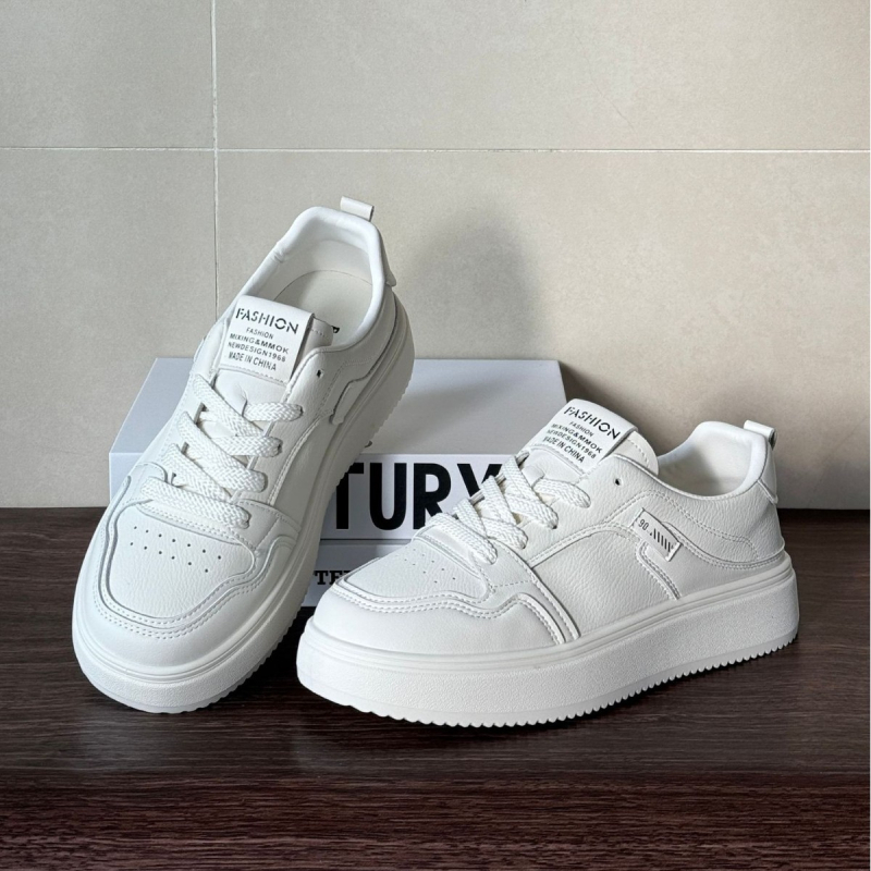 Ženske casual tenisice s okruglim nosom, PU gornji dio, gumeni potplat, niski 1–3 cm
