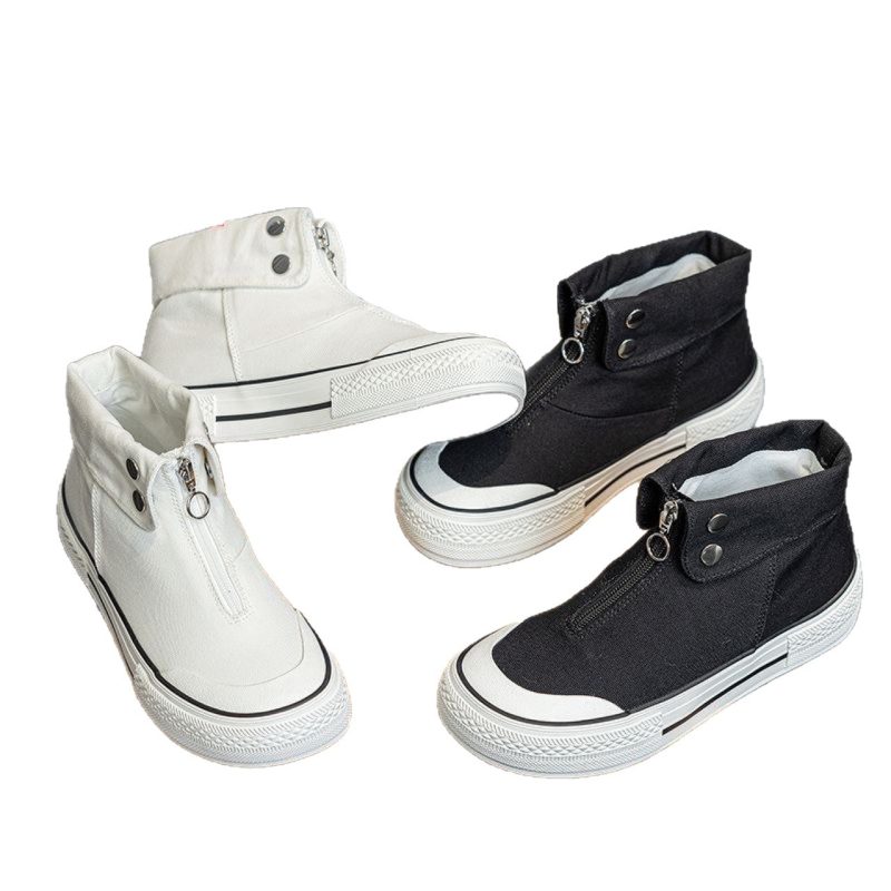 Ženske tenisice od platna — platneni gornji dio, gumeni đon, srednja visina gornjeg dijela 3–7 cm, unutarnja mreža