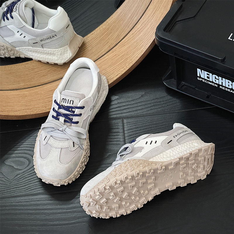 Ženske Forrest Gump casual tenisice | Gornji dio: koža svinje + umjetna koža + tkani­na; Oblik vrha: okrugli; Visina pete: srednja (3–5 cm); Potplat: guma