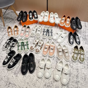 Unisex casual sportske tenisice – kožni gornji dio od teleće kože, PU/TPU đon, okrugla nosnica, ravni potplat, vezanje sprijeda