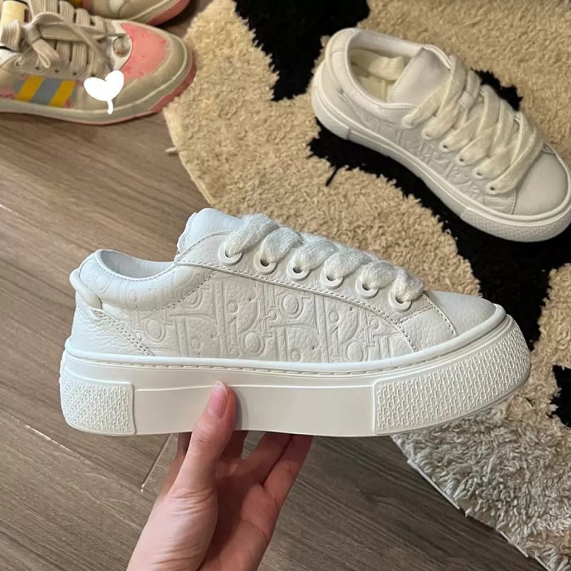 Unisex tenisice B33 jacquard, gornji dio od ovčje kože, unutarnja strana od prirodne kože, gumeni potplat
