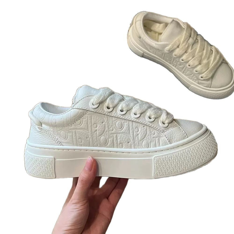 Unisex tenisice B33 jacquard, gornji dio od ovčje kože, unutarnja strana od prirodne kože, gumeni potplat