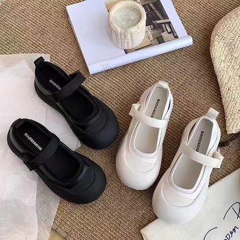 Mary Jane ženske tenisice – debela potplat, zaobljena prst, gornji dio od mikrovlakana, gumena potplat, protuklizne