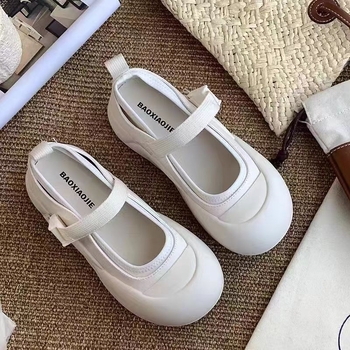 Mary Jane ženske tenisice – debela potplat, zaobljena prst, gornji dio od mikrovlakana, gumena potplat, protuklizne