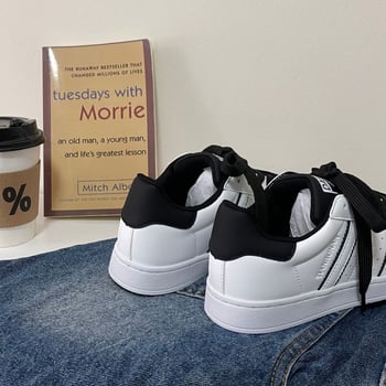 Casual sportske tenisice s retro shell toe dizajnom, niski gornji dio, sintetička koža, EVA uložak, gumena potplat, vezanje