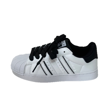 Casual sportske tenisice s retro shell toe dizajnom, niski gornji dio, sintetička koža, EVA uložak, gumena potplat, vezanje