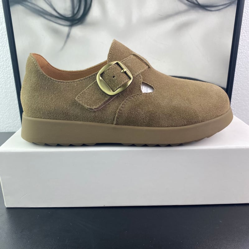 Ženske tenisice od prave kože s debelim potplatom, Velcro kopča, lagane i prozračne, gumeni đon