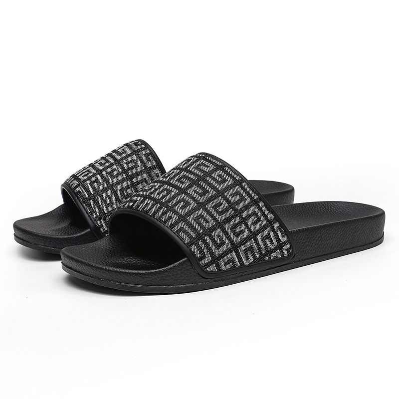 Vīriešu vasaras čības augstas klases dizainā, mikrofibras augšdaļa, PVC zole, pretslīdējoša bieza zole, SGS sertifikāts, 2025. gada pavasaris