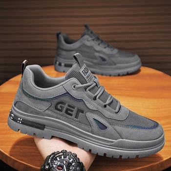 Muške tenisice s gornjim dijelom od sinteticke kože, gumom potplatom, vezanje, okrugli vrh, EVA ulošak