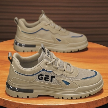 Muške tenisice s gornjim dijelom od sinteticke kože, gumom potplatom, vezanje, okrugli vrh, EVA ulošak